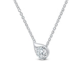 LU Droplet Diamond Pendant - Dracakis Jewellers